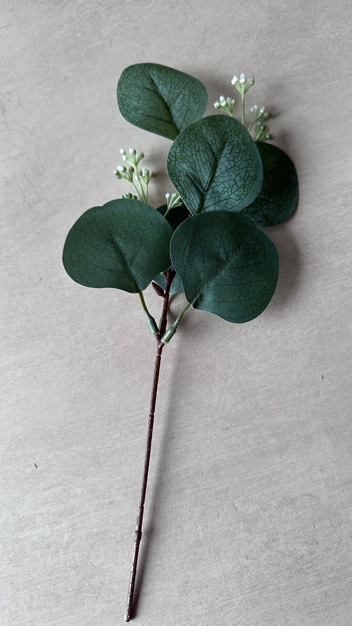 Green Faux Eucalyptus Stems