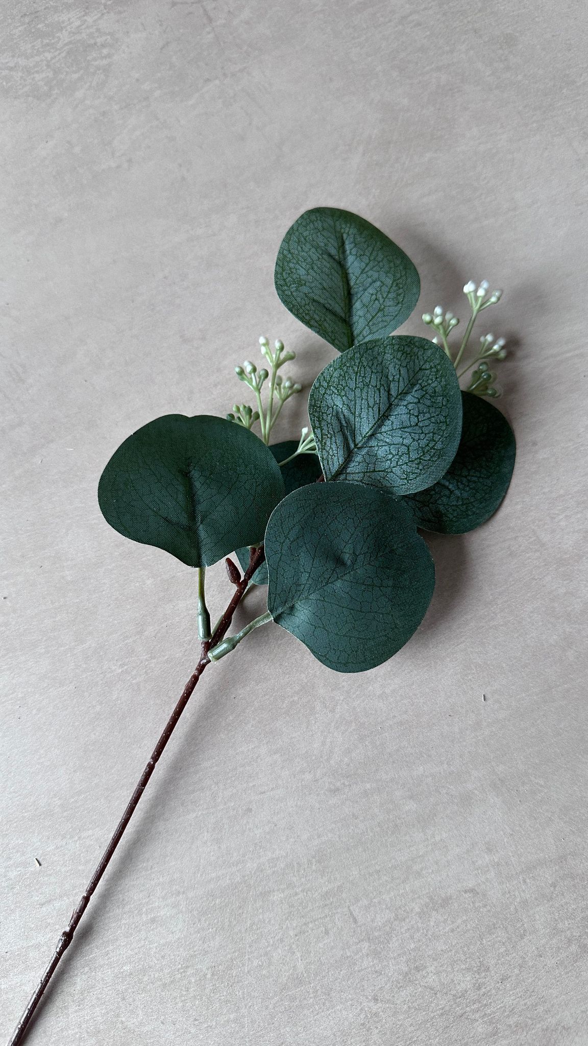 Green Faux Eucalyptus Stems