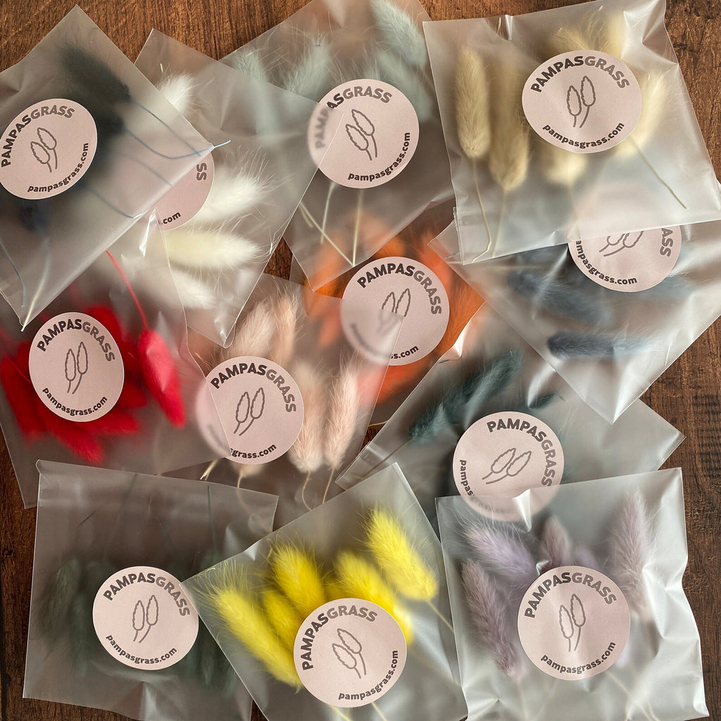 Summer Blue Bunny Tail Buds