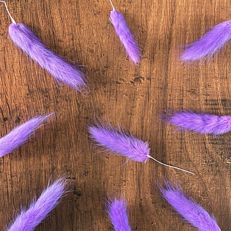 Deep Lavender Bunny Tail Buds