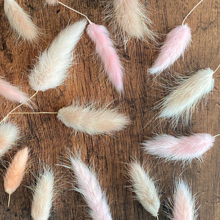 Shades of Pink Bunny Tail Buds