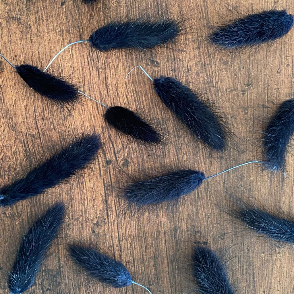 Midnight Blue Bunny Tail Buds
