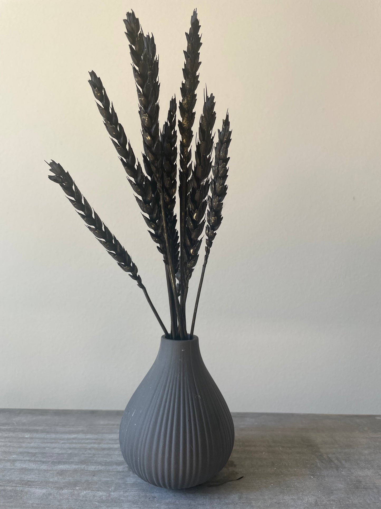 Mini Black Wheat and Vase