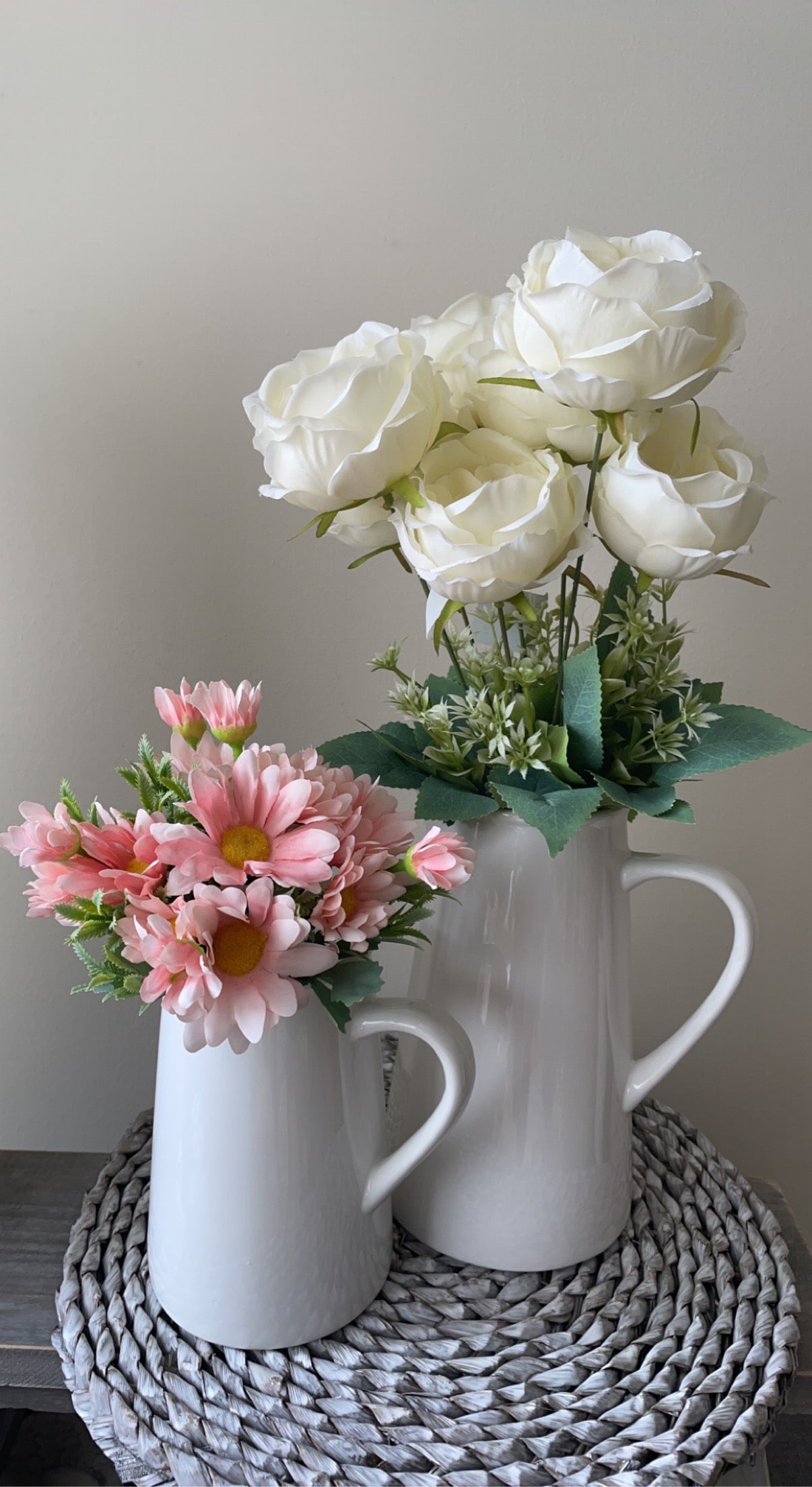 Pink Artificial Daisy Flowers