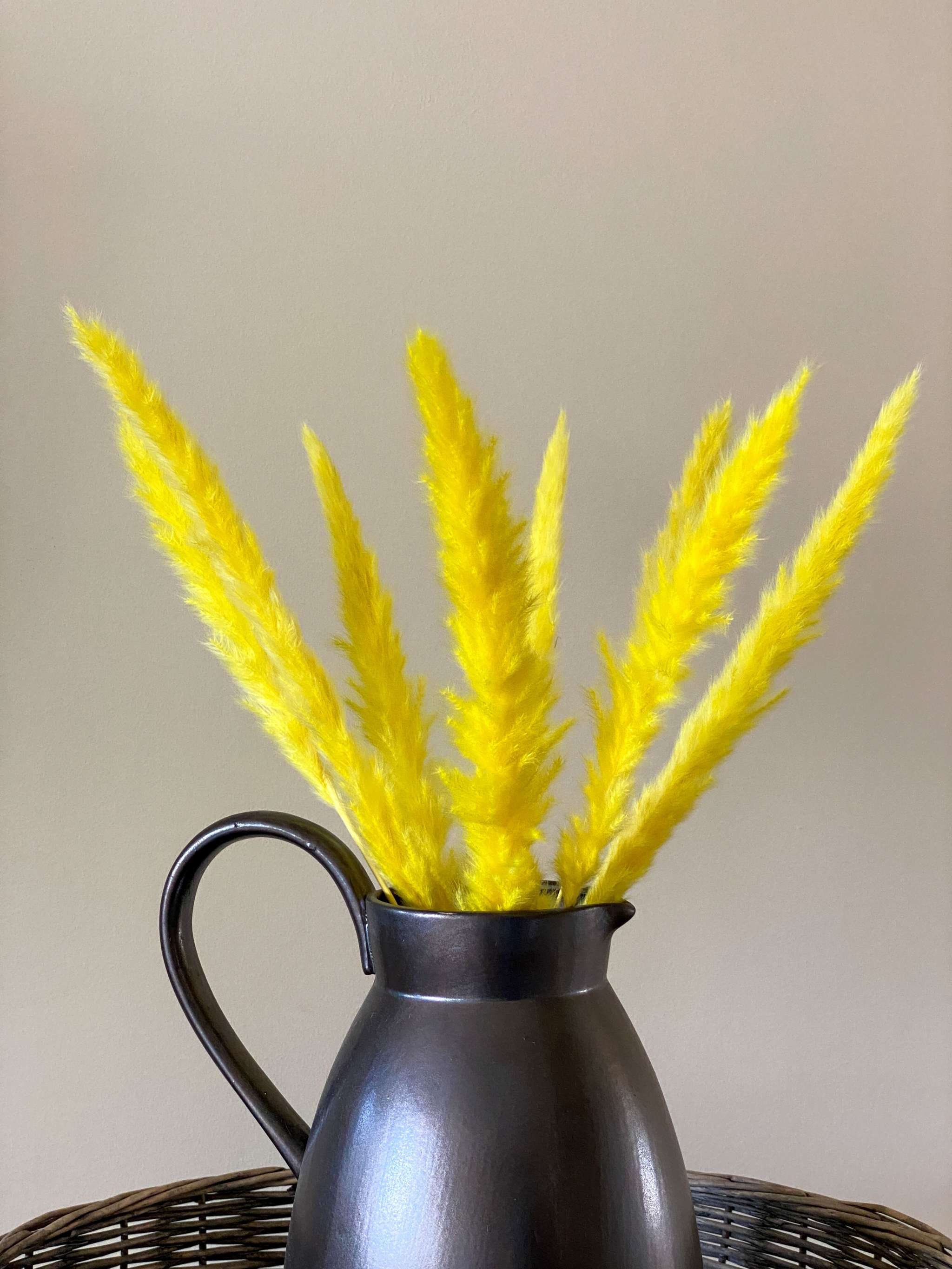 Summer Yellow Small Pampas